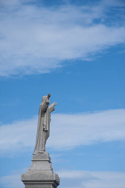 istock Beautiful Sculpture at Cemetery 466970857