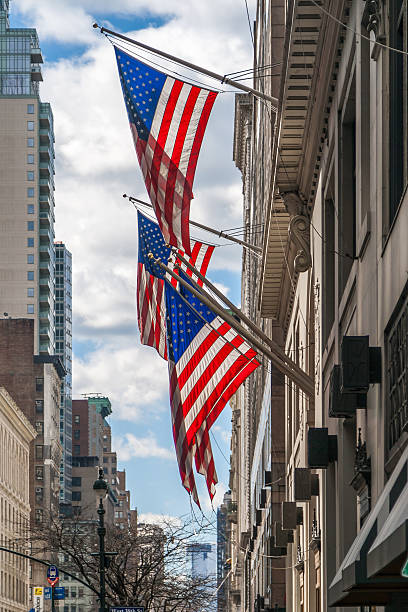 istock American Flags on Wall Street 466971050
