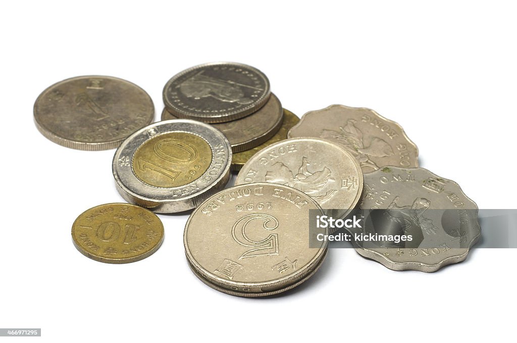 홍콩 달러 동전 - 로열티 프리 0명 스톡 사진