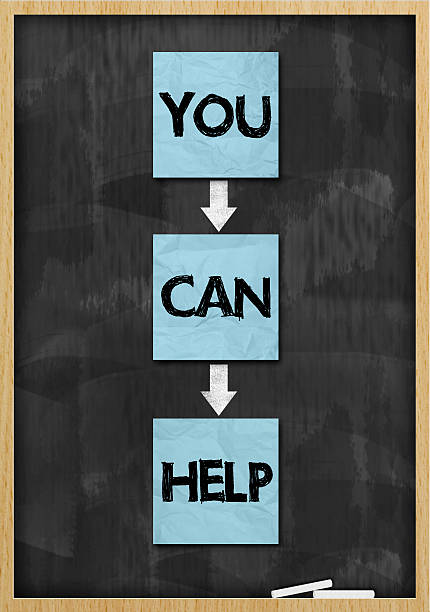 istock You can Help! / Blackboard paper concept (Click for more) 466972138