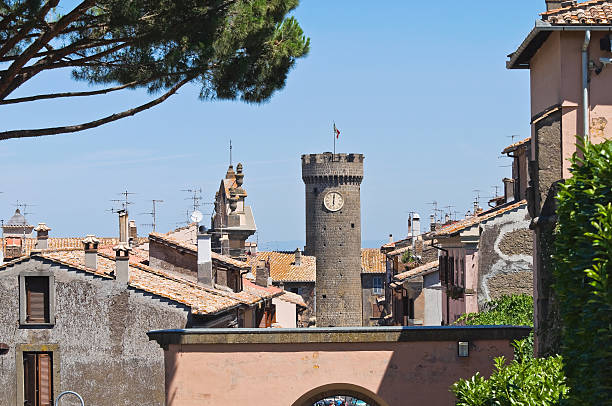 istock Panoramic view of Bagnaia. Lazio. Italy. 466978180