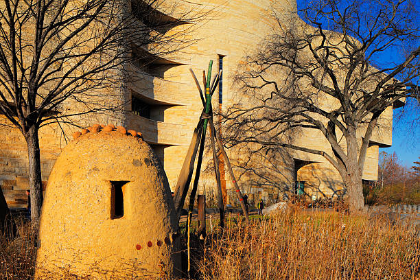 National Museum of the American Indian in Washington DC, USA Washington DC, USA - November 29, 2013: The National Museum of the American Indian in Washington DC, USA. It is dedicated to the life, languages, literature, history, and arts of the Native Americans. smithsonian museums stock pictures, royalty-free photos & images