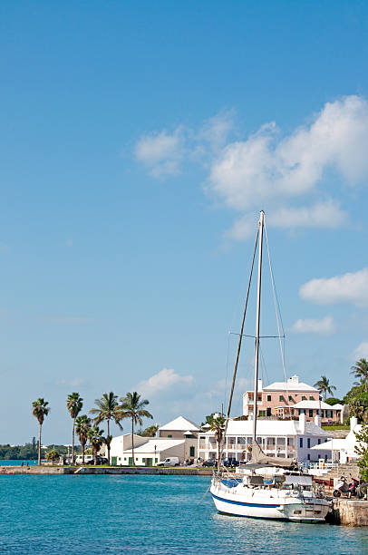 istock The harbor  in St. Georges, Bermuda...from the water. 466978654
