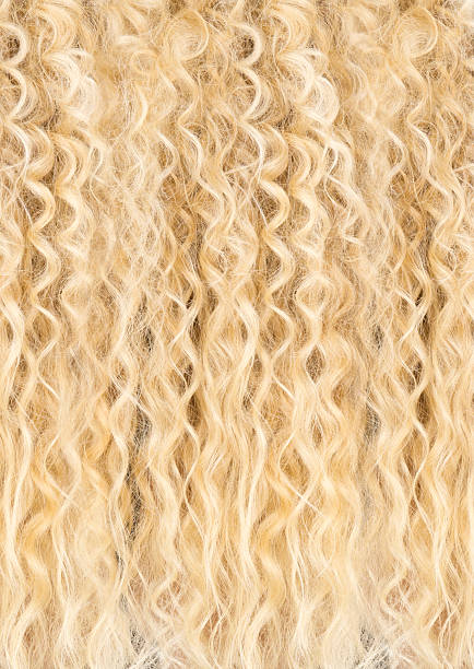 istock Close up on curly blond hair 466980067