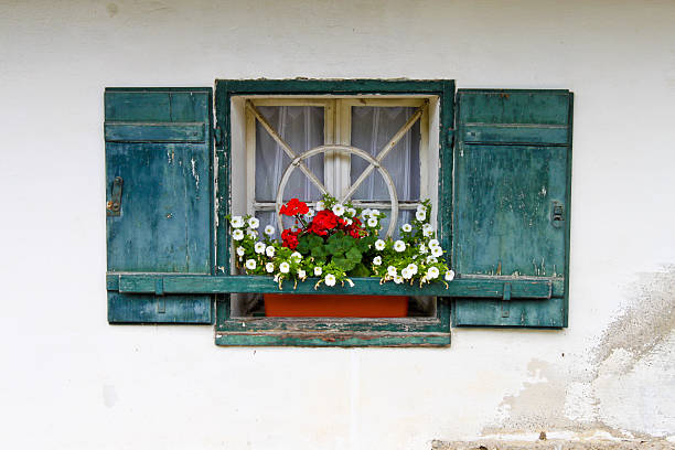 istock window of a country house 466980287