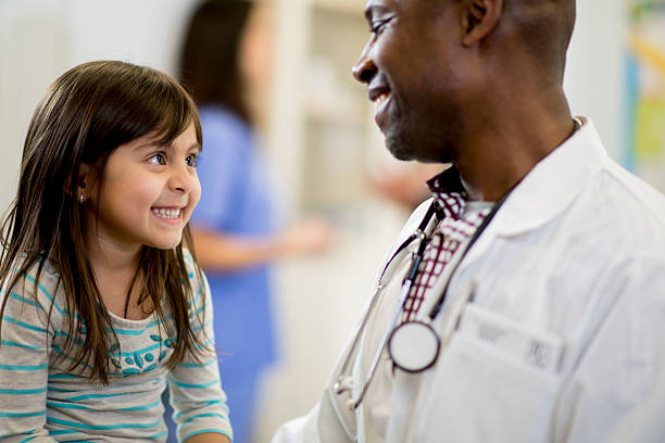 istock Little Girl at the Doctors Office 466981362