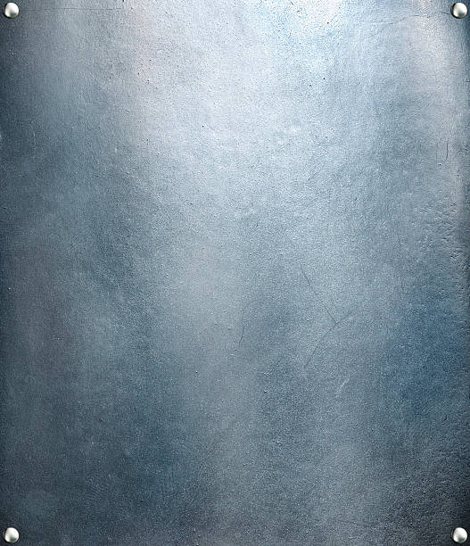 istock Metal plate steel background. 466982167
