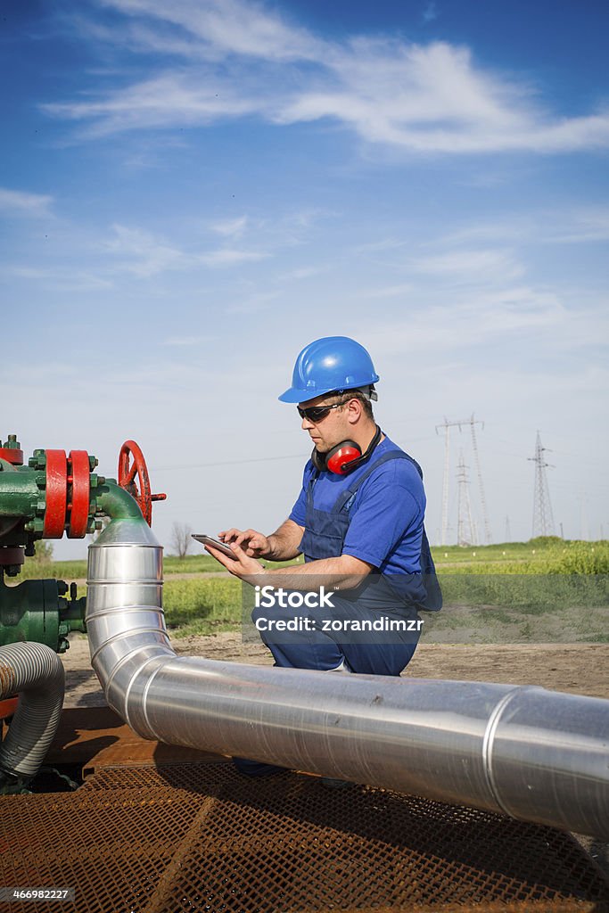 Engenheiro Oilfield - Royalty-free Abastecer Foto de stock