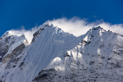 Nuptse is a popular commercial mountaineering destination due to its proximity to Everest and easy access.