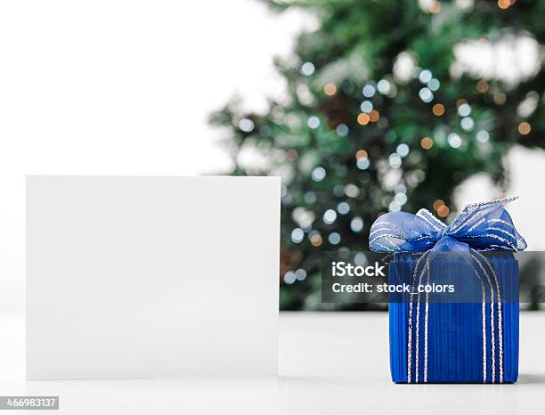 Christmas Gift Stock Photo - Download Image Now - Birthday, Birthday Present, Blank