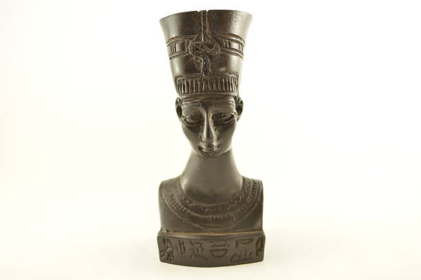istock Bust of Queen Nefertiti on white background 466983836