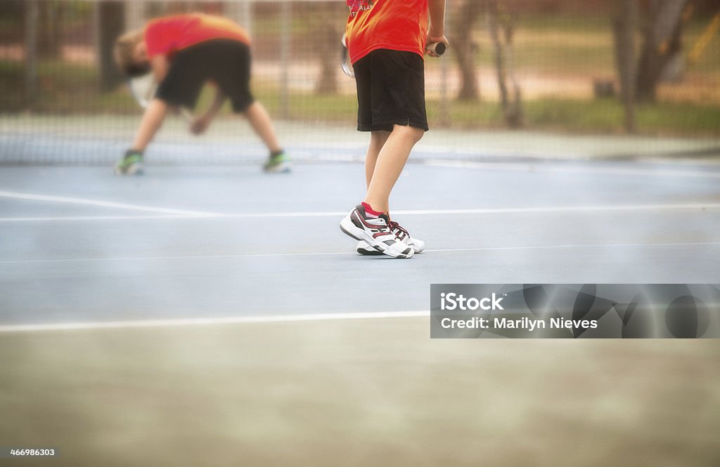 Graczy w tenisa - Zbiór zdjęć royalty-free (Adolescencja)
