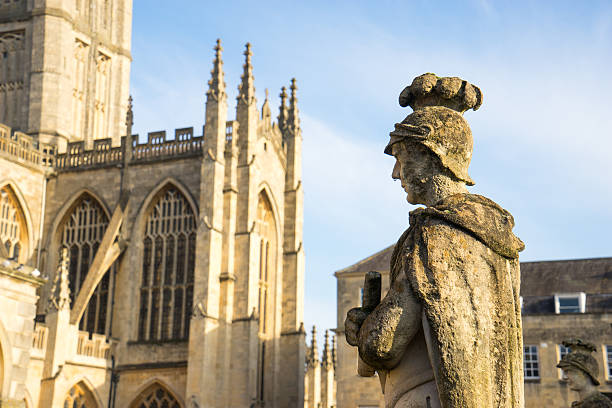 istock Bath abbey church, Bath Spa city, England 466986348