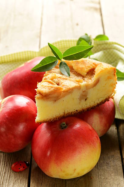 istock piece of homemade apple pie with cinnamon 466988501