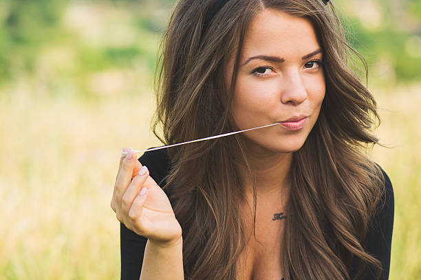 Smiling beauty, summer portrait