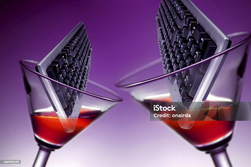cocktail informatico - Royalty-free Beber Foto de stock