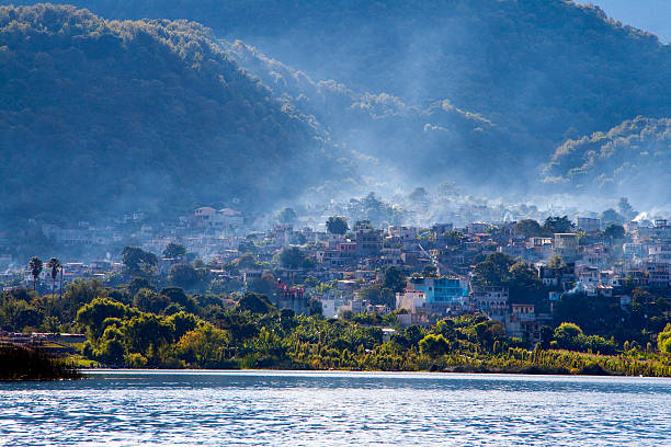 istock Hazy morning in Santiago Attitlan 466991683