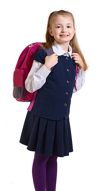 istock the girl in a school uniform 466991904