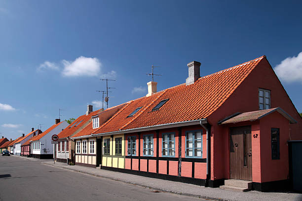 istock Colorful half-timbered houses in Nexo 466992211