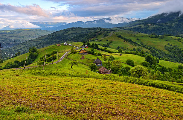 istock Evening landscape in the mountains. Ukraine. 466992419