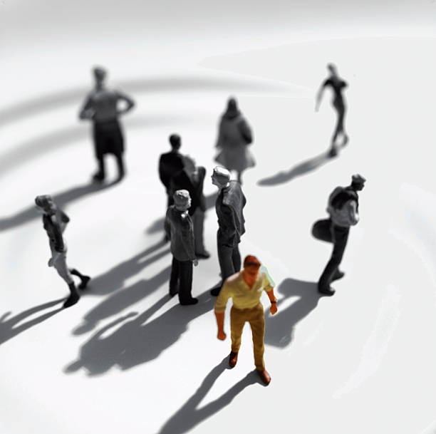 istock Group of People on White Background 466993110