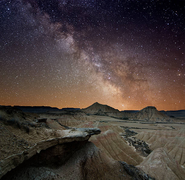 istock Milky Way over the desert 466994653