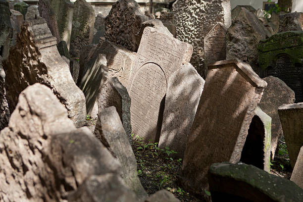 istock Jewish Gravestones In Prague 466995029