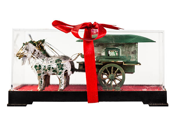 rydwan prezent - sculpture horse bronze china zdjęcia i obrazy z banku zdjęć