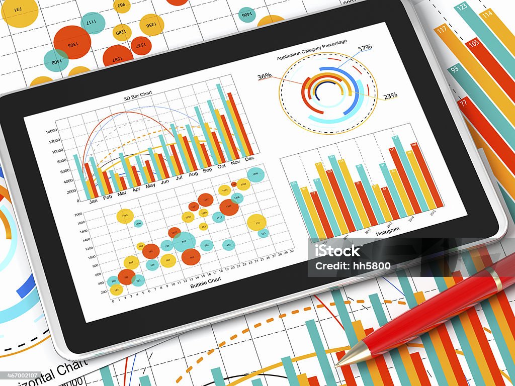 Graphs and charts Analyzing http://kuaijibbs.com/istockphoto/banner/zhuce1.jpg  Computer Monitor Stock Photo