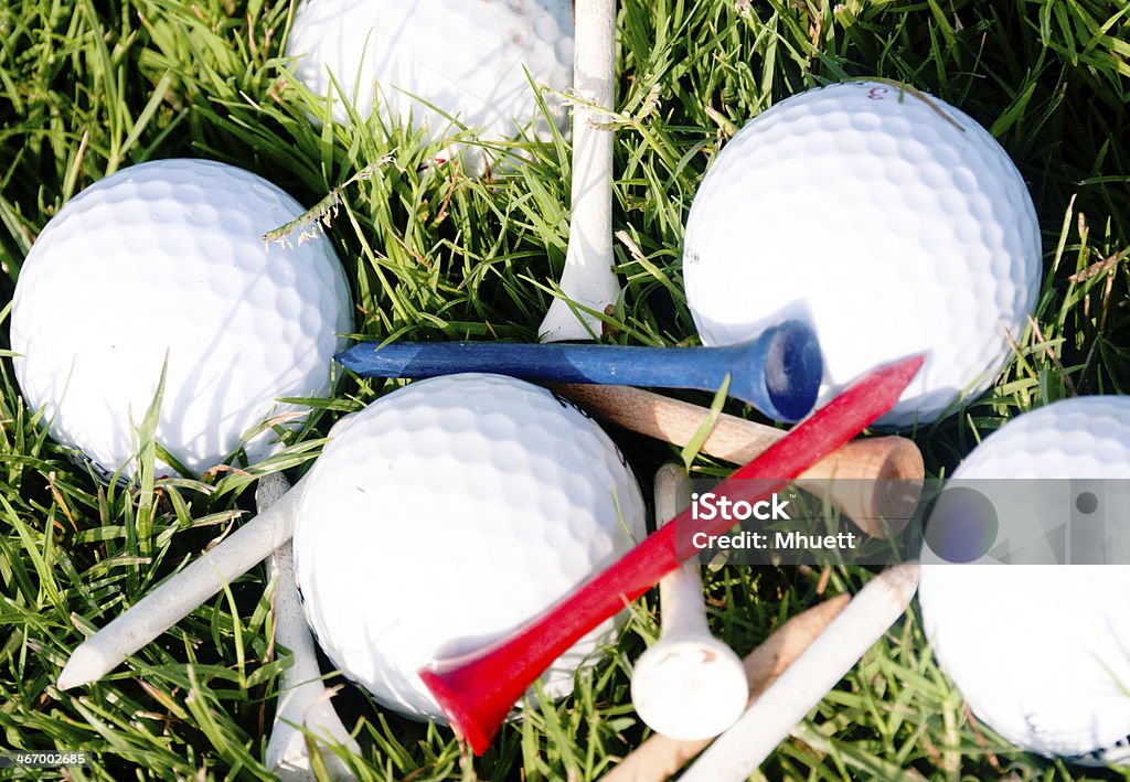 Patriotic koszulki z piłeczki do golfa - Zbiór zdjęć royalty-free (Golf - Sport)