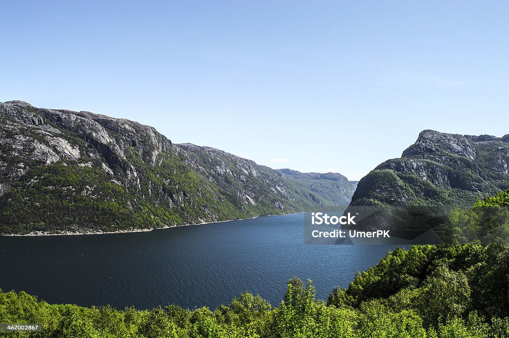 Norweska Fjord - Zbiór zdjęć royalty-free (Bez ludzi)