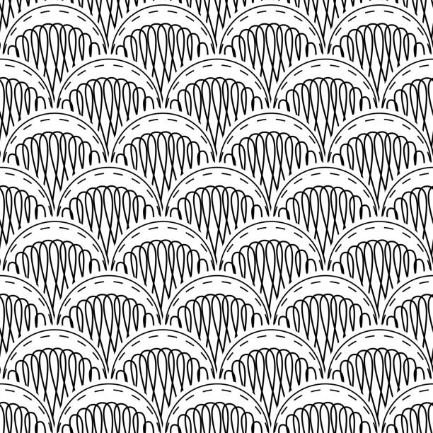 ilustraciones, imágenes clip art, dibujos animados e iconos de stock de vector seamless pattern. elegante fondo abstracto - blotty