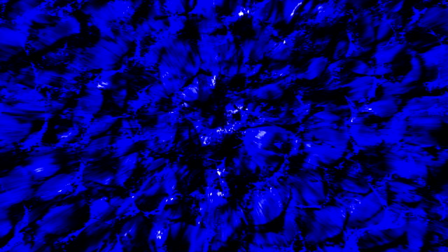 UNTAMED VIEW : dark spheroidal agglomeration - blue (LOOP)