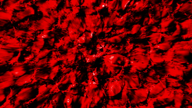 UNTAMED VIEW : dark spheroidal agglomeration - red (LOOP)