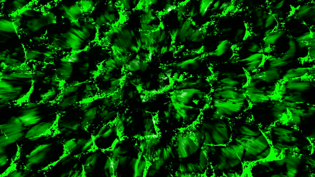 UNTAMED VIEW : dark spheroidal agglomeration - green (LOOP)