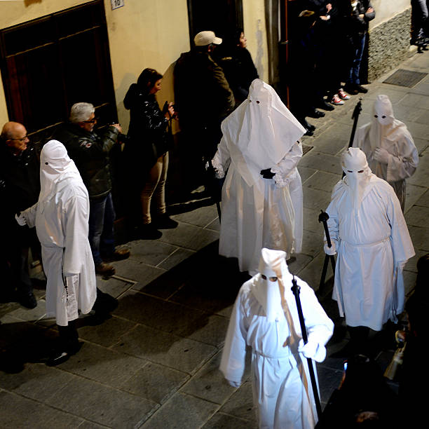 Holy Week in Sardinia stock photo