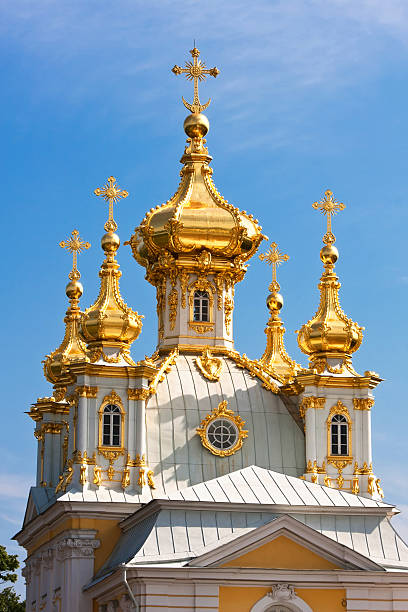 istock Peterhof Palace Church 467005271