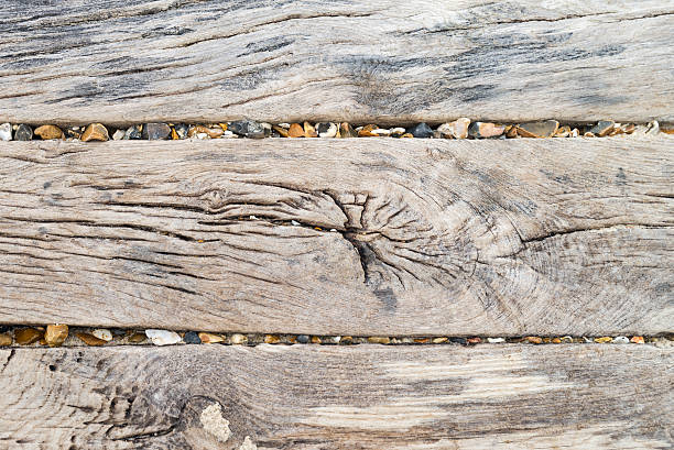 Wooden boards, ideal for background and textures stock photo