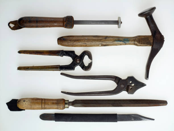 istock Vintage Shoe Repair Tools 467007963