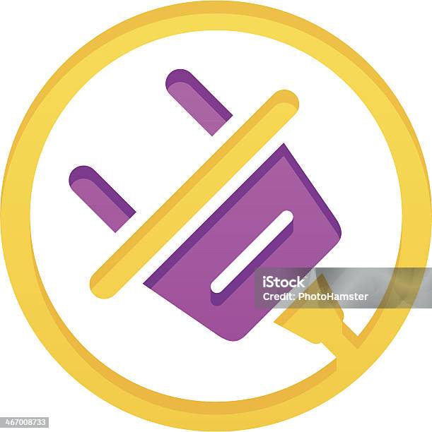 Electric Plug Stock Illustration - Download Image Now - Cable, Electric Plug, Electrical Component