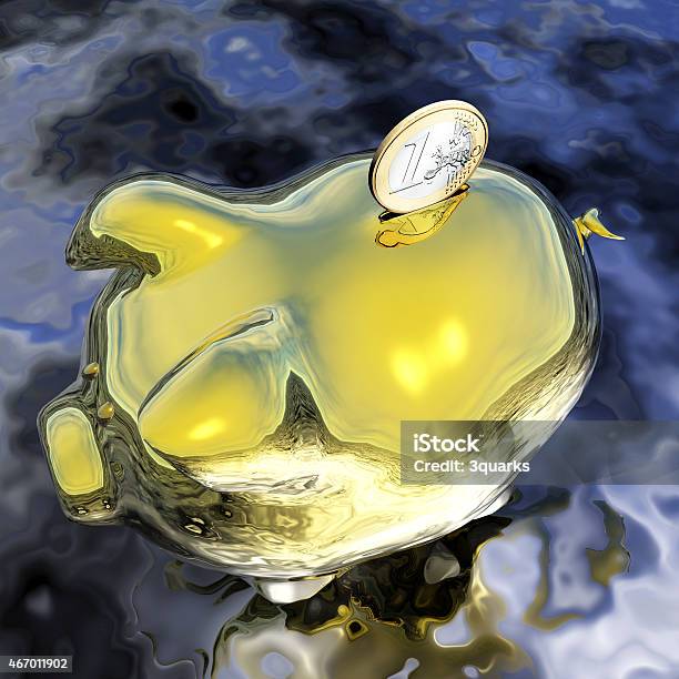 Digital Piggybank Visualization Stock Photo - Download Image Now - 2015, Bank Account, Coin