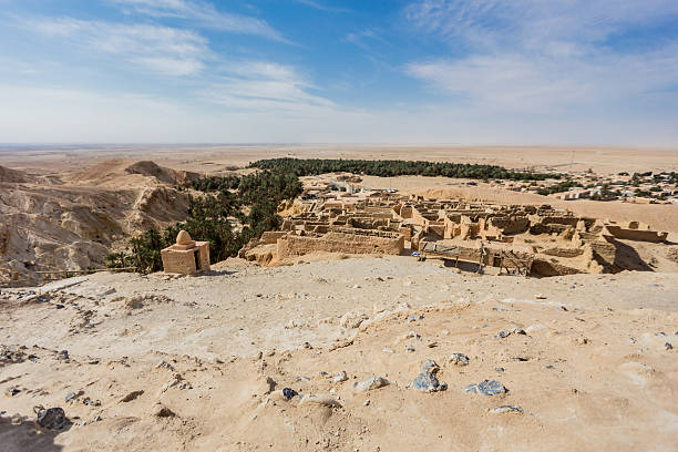 istock mountain oasis Chebika in Sahara desert, Tunisia 467013607