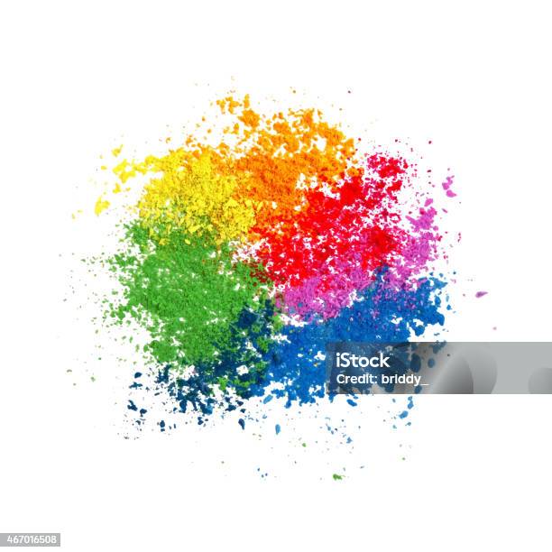 Colorful Powder Paint Stock Illustration - Download Image Now - Holi,  Splashing, Spray - iStock