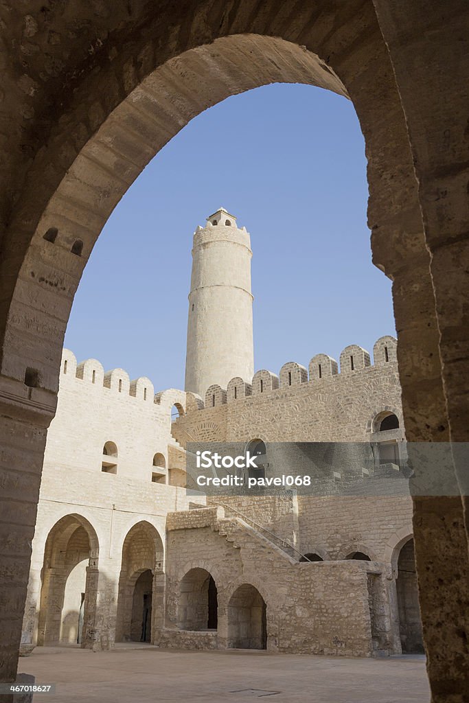 old houses in medina of Sousse, Tunisia view of old medina in Sousse, Tunisia Africa Stock Photo