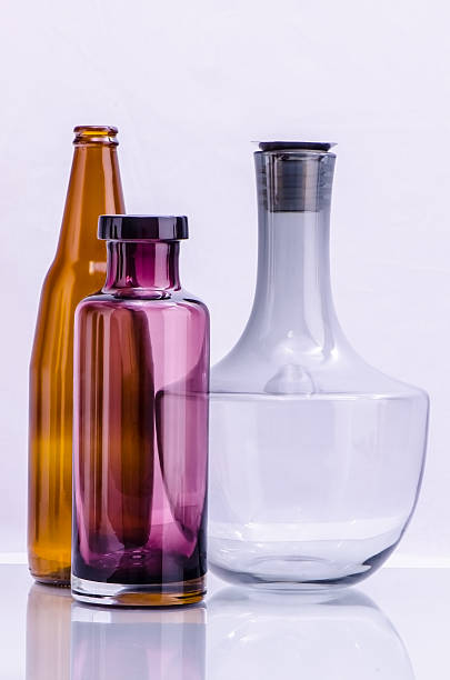 Group of blank bottle stock photo