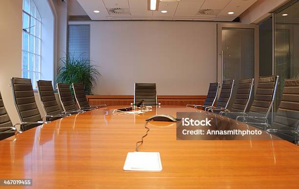 Business Meeting Room In Office With Modern Decoration Stock Photo - Download Image Now