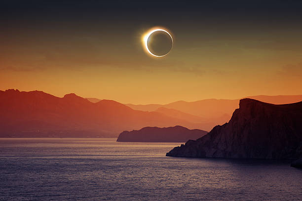 total eclipse solar - eclipse fotografías e imágenes de stock