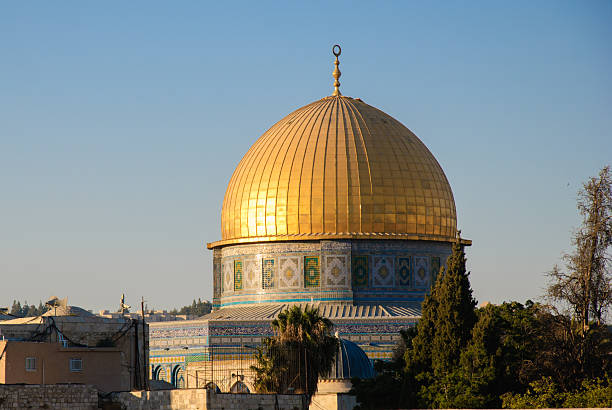 dôme de la mosquée, jérusalem rock - jerusalem judaism david tower photos et images de collection