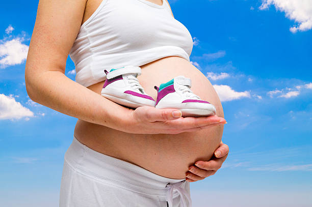 Pregnant Lady stock photo