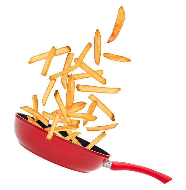 istock French fries in freeze motion 467024728